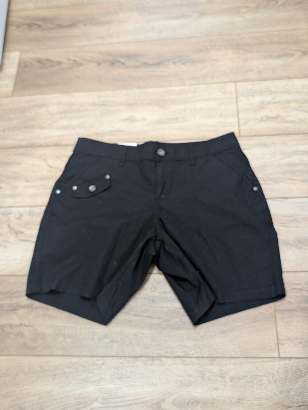 Style & Co. Black Casual Stretch Bermuda Shorts